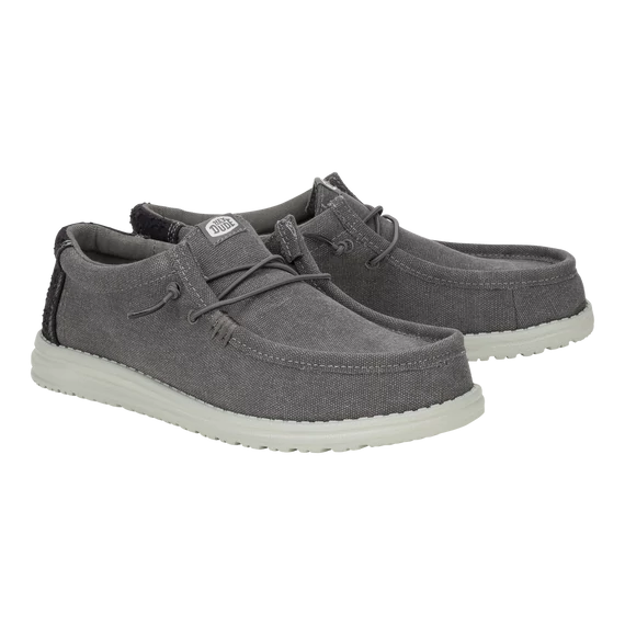 Hey Dude Wally Workwear Granite Grey/Black Cipő