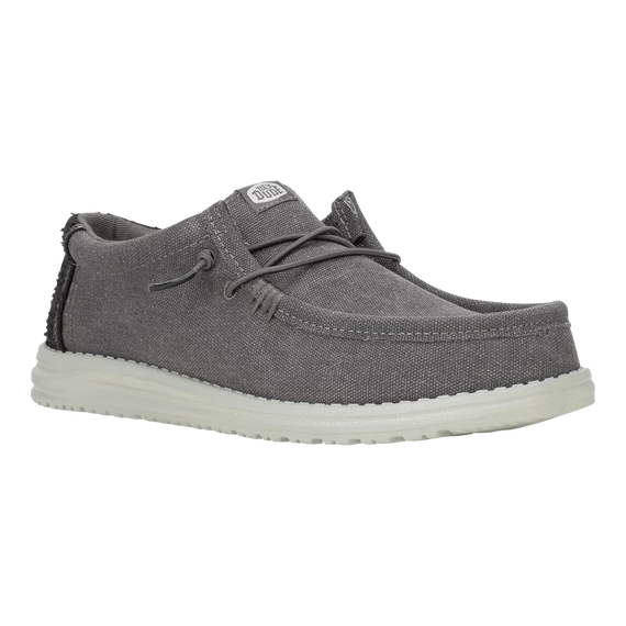 Hey Dude Wally Workwear Granite Grey/Black Cipő