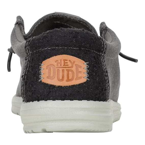 Hey Dude Wally Workwear Granite Grey/Black Cipő