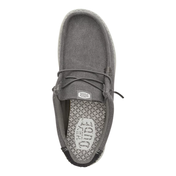 Hey Dude Wally Workwear Granite Grey/Black Cipő