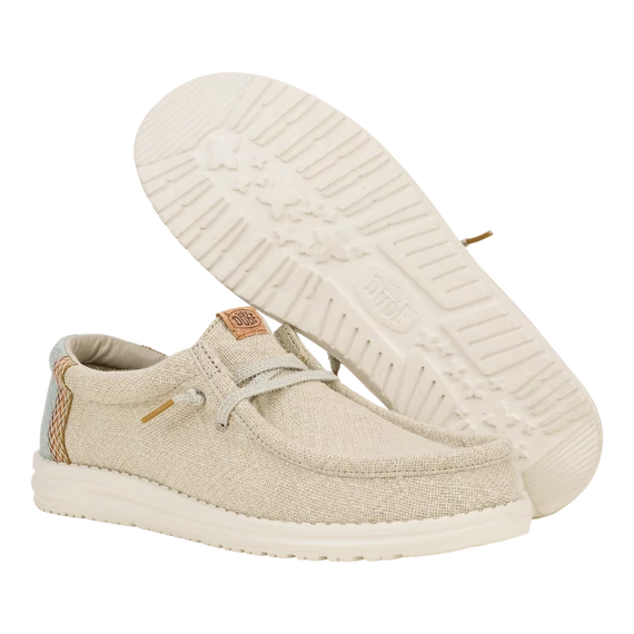 Hey Dude Wally Jute Stone Grey/Iceberg Green Cipő