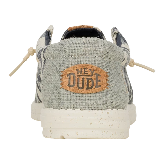 Hey Dude Wally Palm Jute Egret/Cloud Blue Cipő