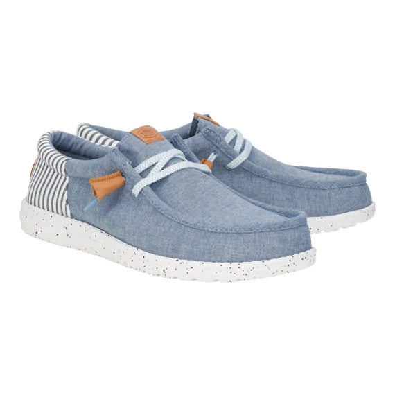Hey Dude Wally Funk Nu Prep Faded Denim/Navy Blazer Cipő