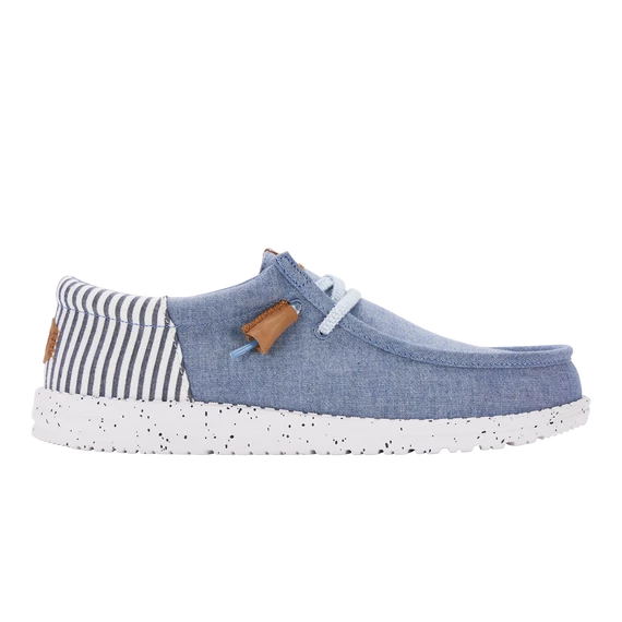 Hey Dude Wally Funk Nu Prep Faded Denim/Navy Blazer Cipő