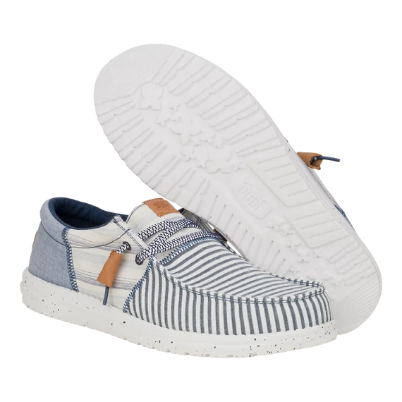 Hey Dude Wally Tri Nu Prep Sargasso Blue/White Cipő