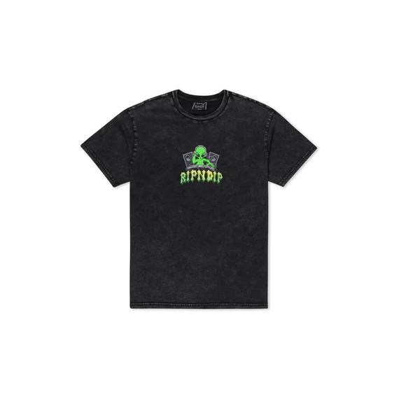 Ripndip Galactic Dance Floor Black Mineral Wash Tee