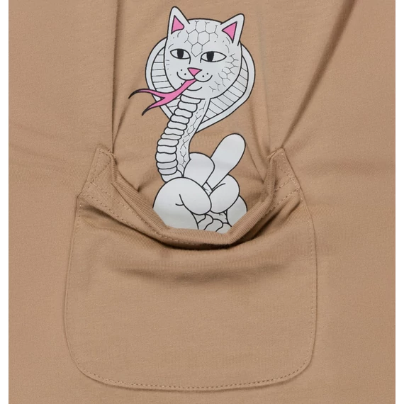 Ripndip Cobra Nerm Pocket Almond Tee