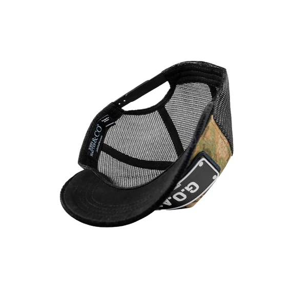 John Hatter & Co Goat Camo Rubber Edt Trucker Cap