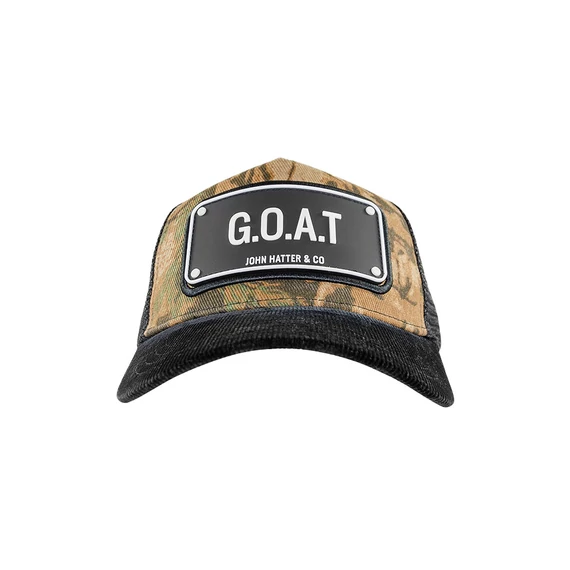 John Hatter & Co Goat Camo Rubber Edt Trucker Cap