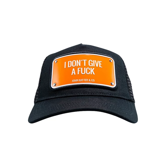 John Hatter & Co I Don't Give A Fuck Aluminium Trucker Cap