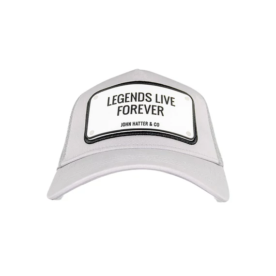 John Hatter & Co Legends Live Forever Rubber Edt Trucker Cap