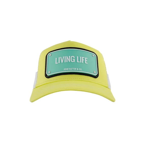 John Hatter & Co Living Life Rubber Edt Trucker Cap