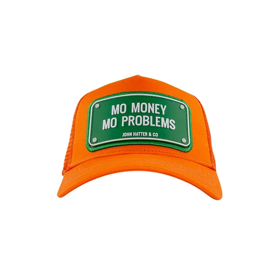 John Hatter & Co Mo Money Mo Problems Rubber Edt Trucker Cap